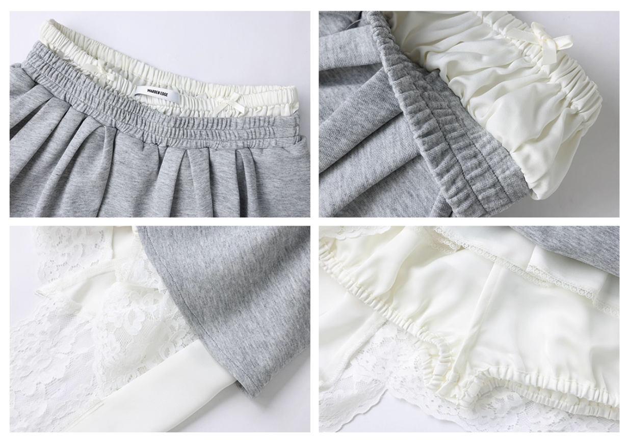 Bare top Lace design Skirt ベアトップ レースデザイン スカート