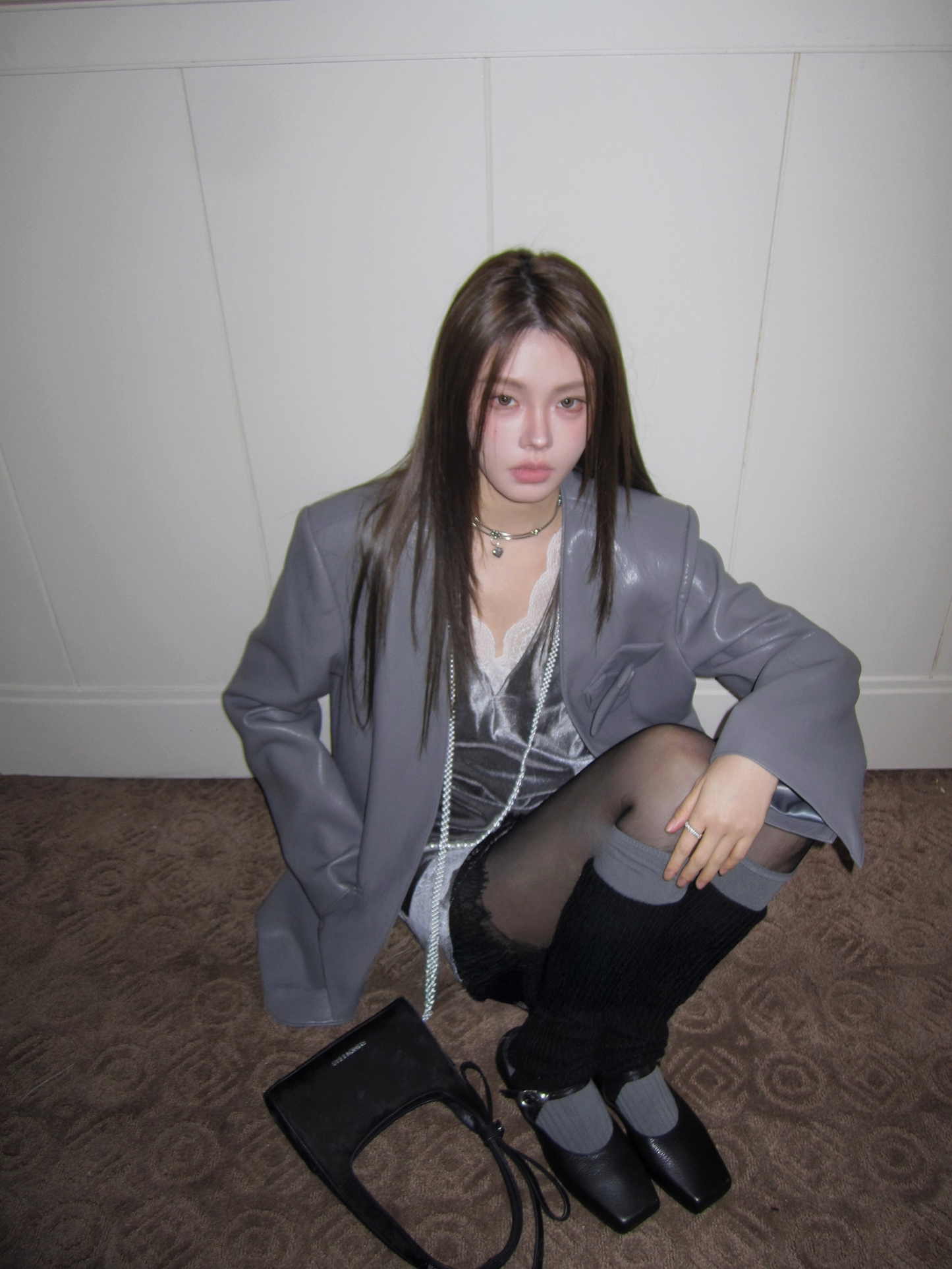 Velor Lace Dress ベロアレース ドレス