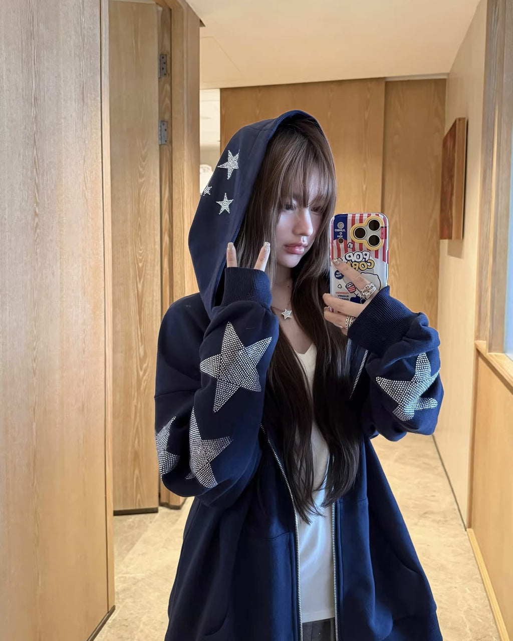 Star Hoodie Sweat スター フーディ スウェット