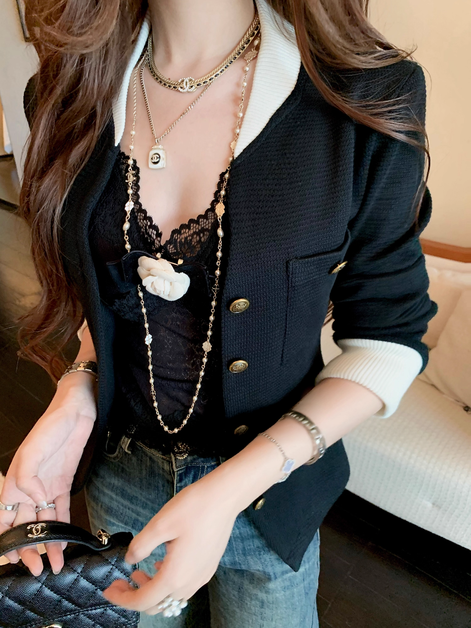 collared jacket 襟付きジャケット