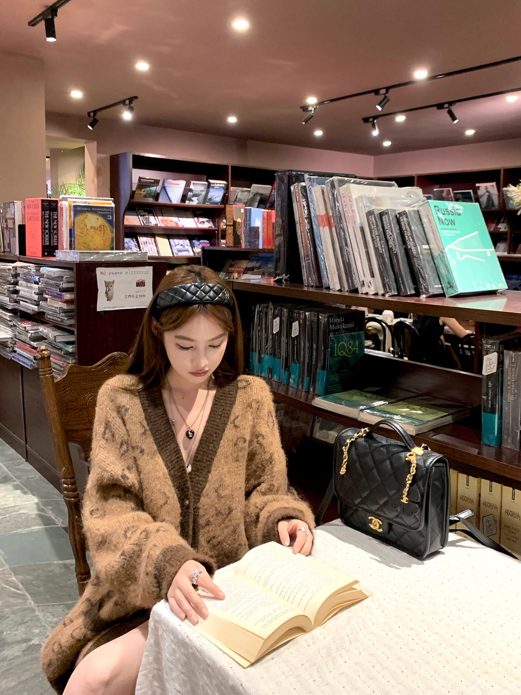 Leopard Knit cardigan レオパード ニットカーディガン