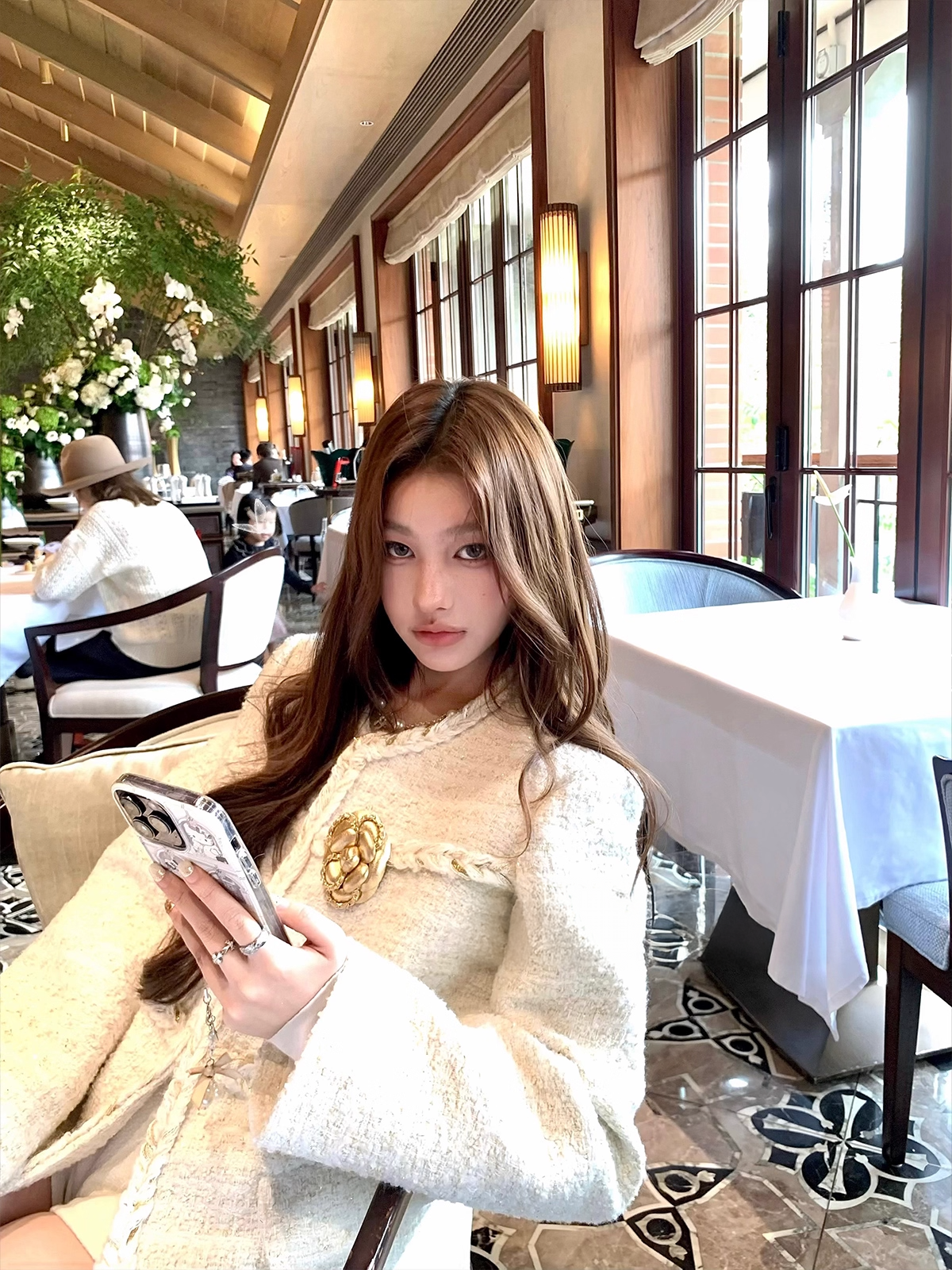 Tweed White Jacket ツイード ホワイト ジャケット