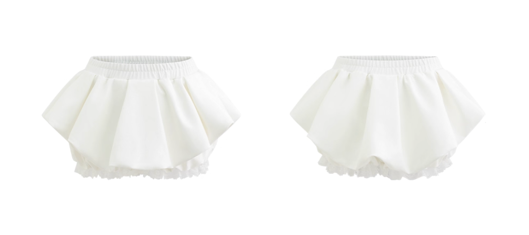 White Off Shoulder Skirt ホワイトオフショルダー スカート
