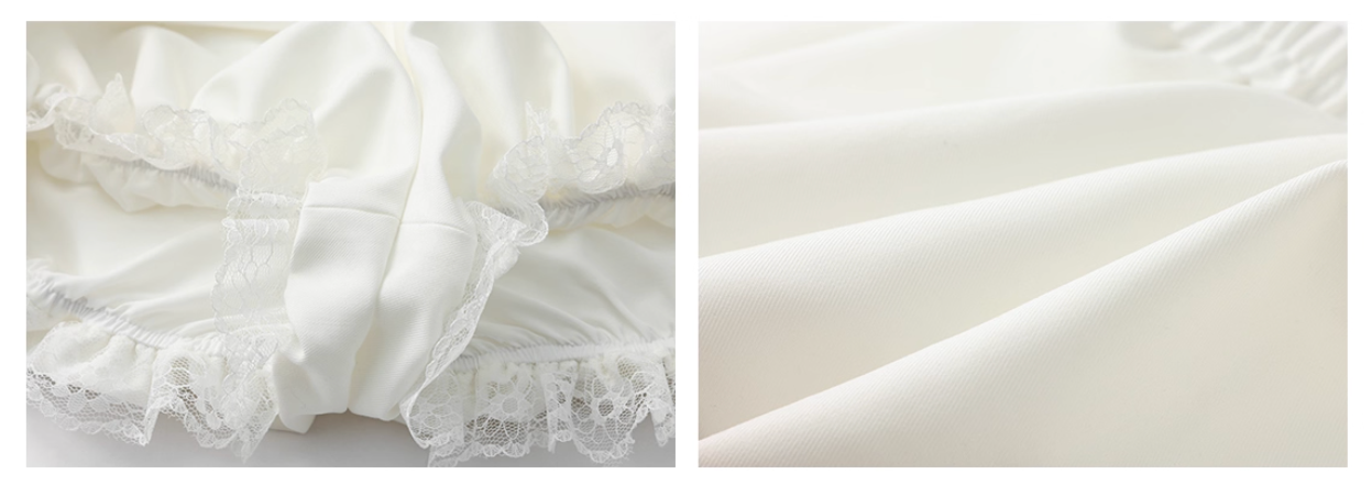 White Off Shoulder Skirt ホワイトオフショルダー スカート