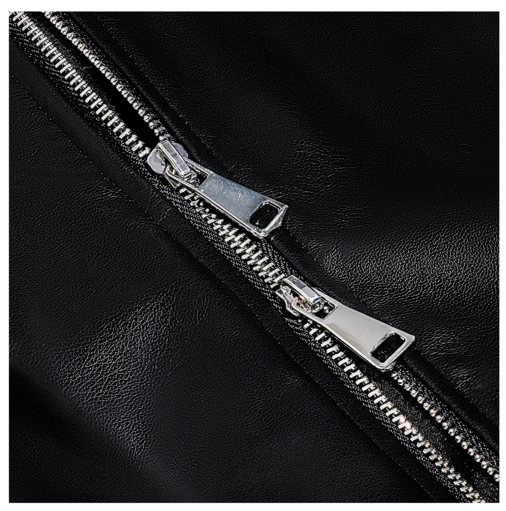 Fur PU leather Down jacket ファーPUレザーダウンジャケット