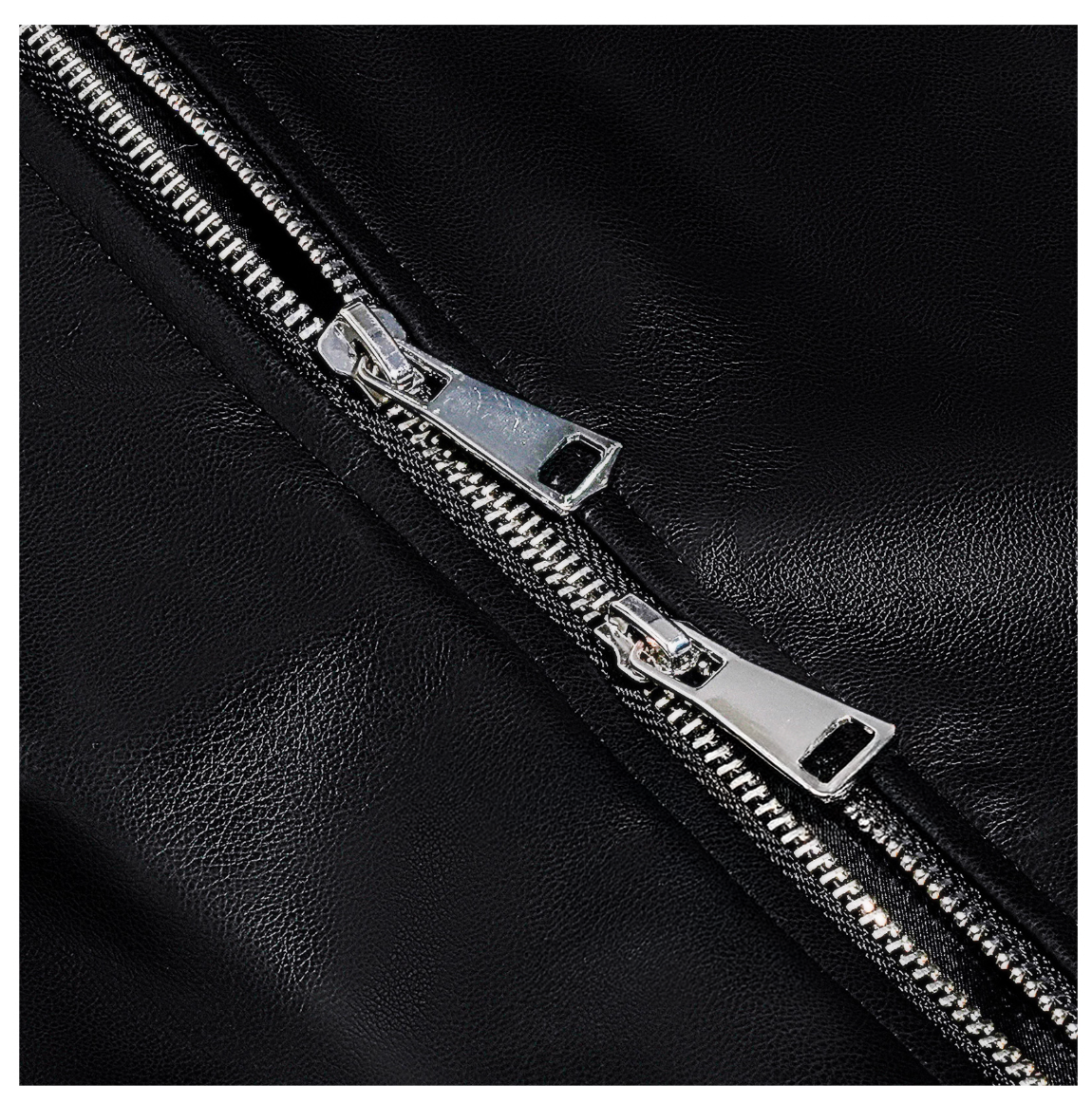 Fur PU leather Down jacket ファーPUレザーダウンジャケット