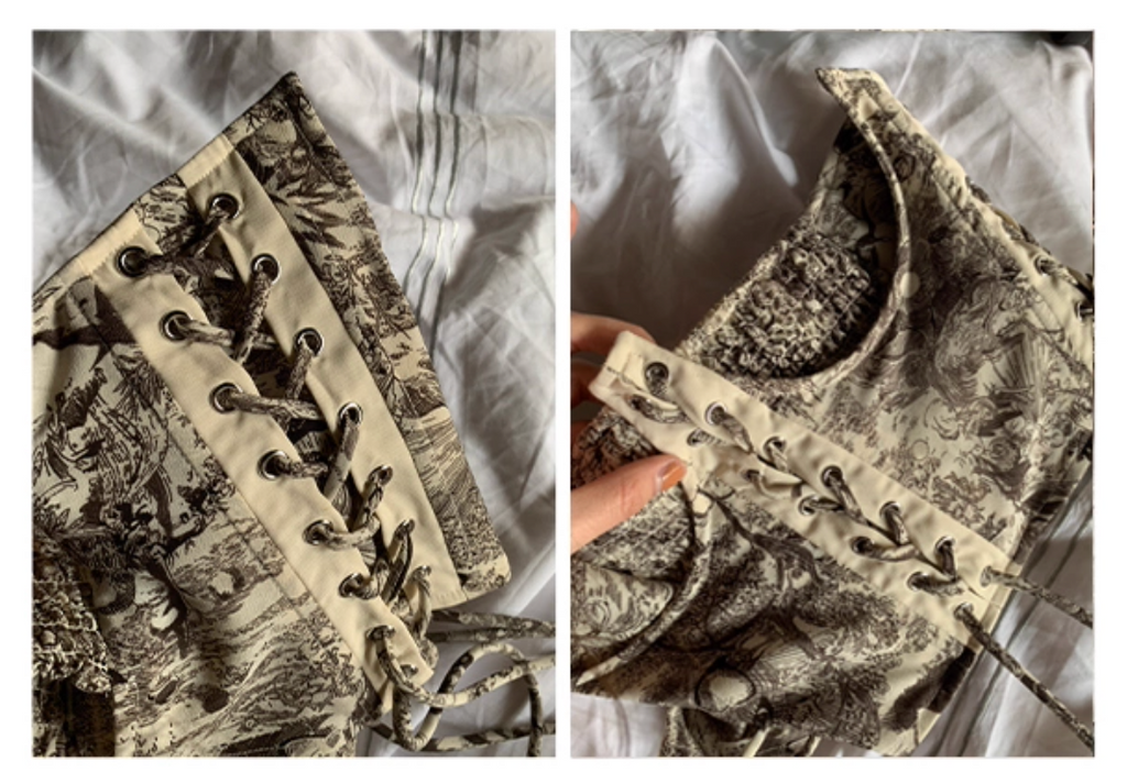 Corset patterned Dress コルセット パターンドレス