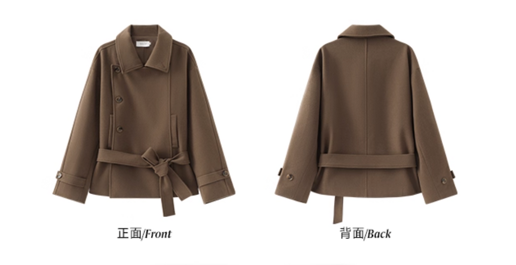 Brown Short Coat ブラウン ショート コート