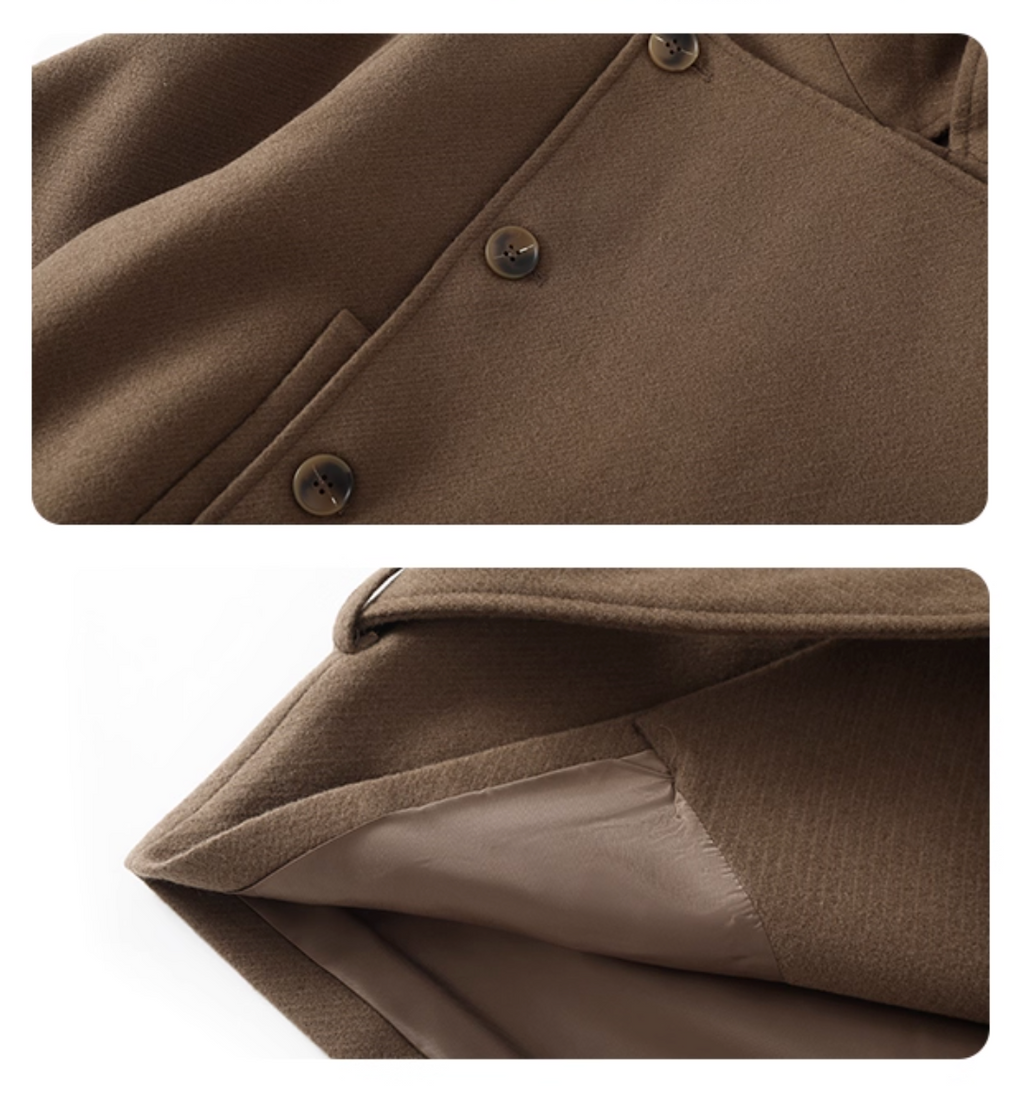 Brown Short Coat ブラウン ショート コート