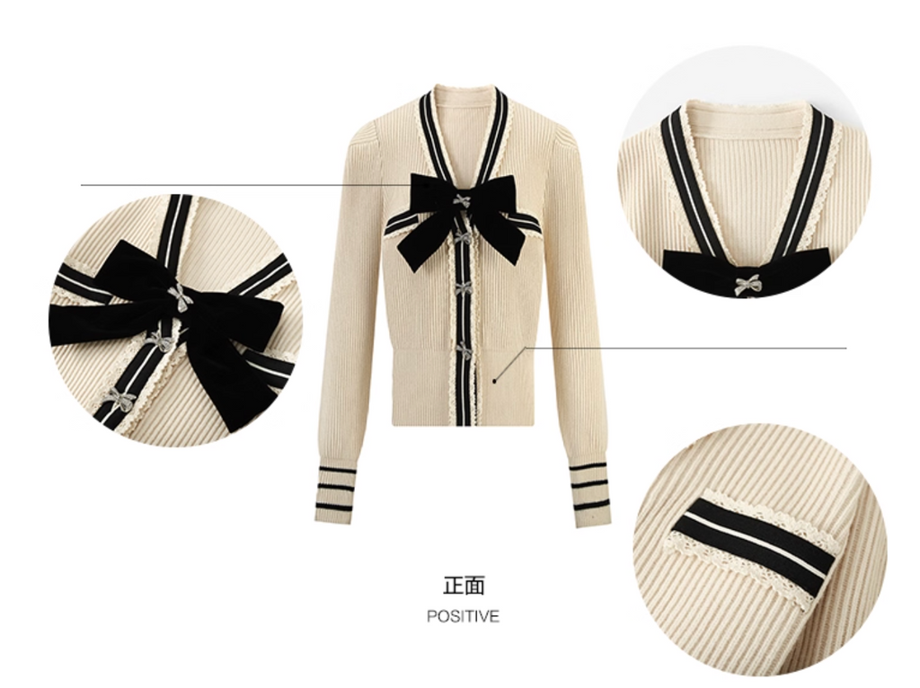 ribbon knit リボンニット