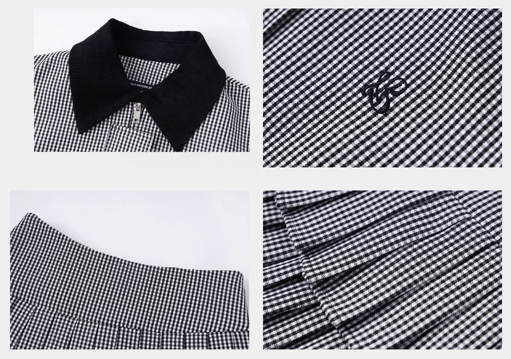 Check Boxy Jacket & Skirt チェックボクシージャケット＆ スカート