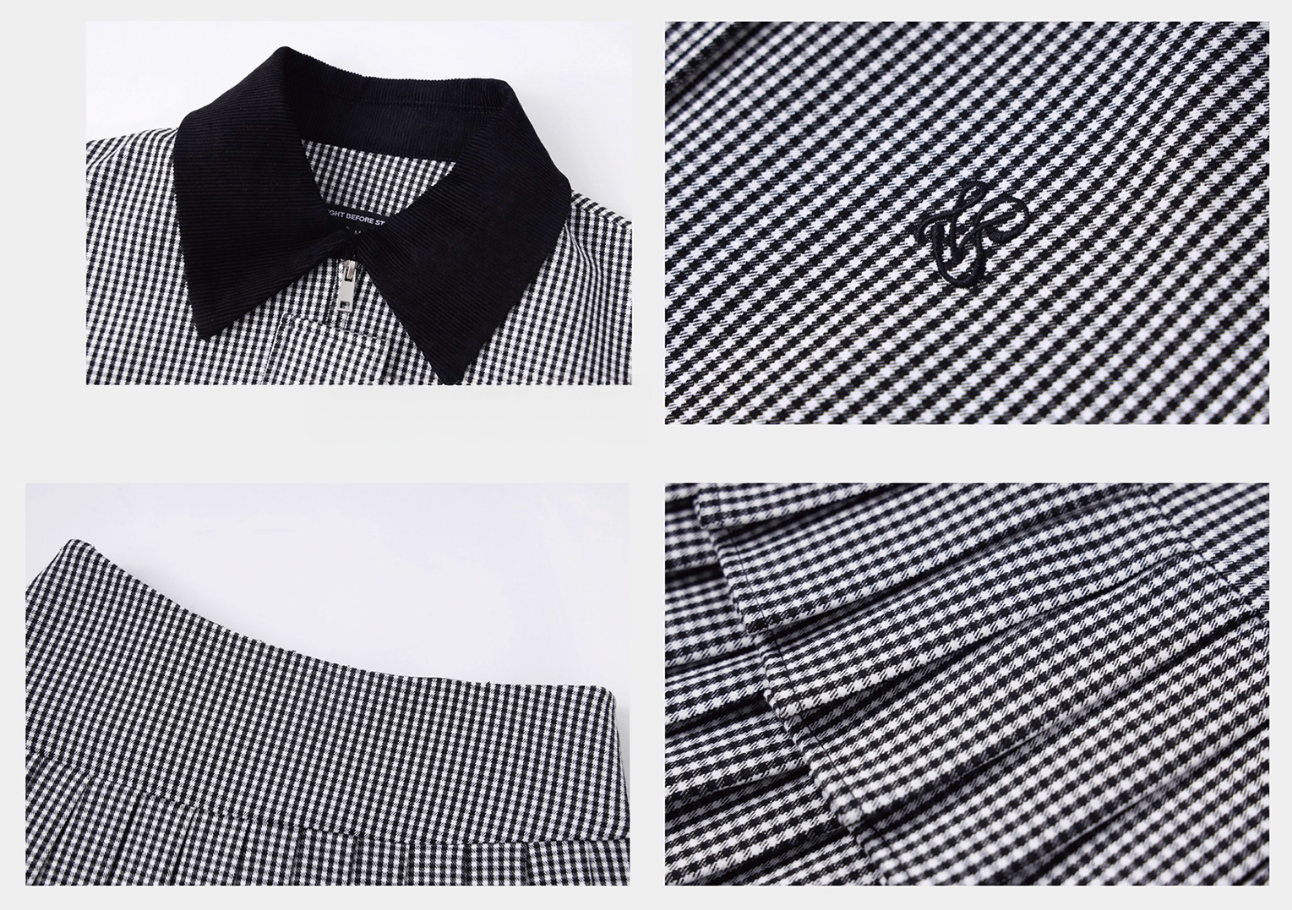 Check Boxy Jacket & Skirt チェックボクシージャケット＆ スカート