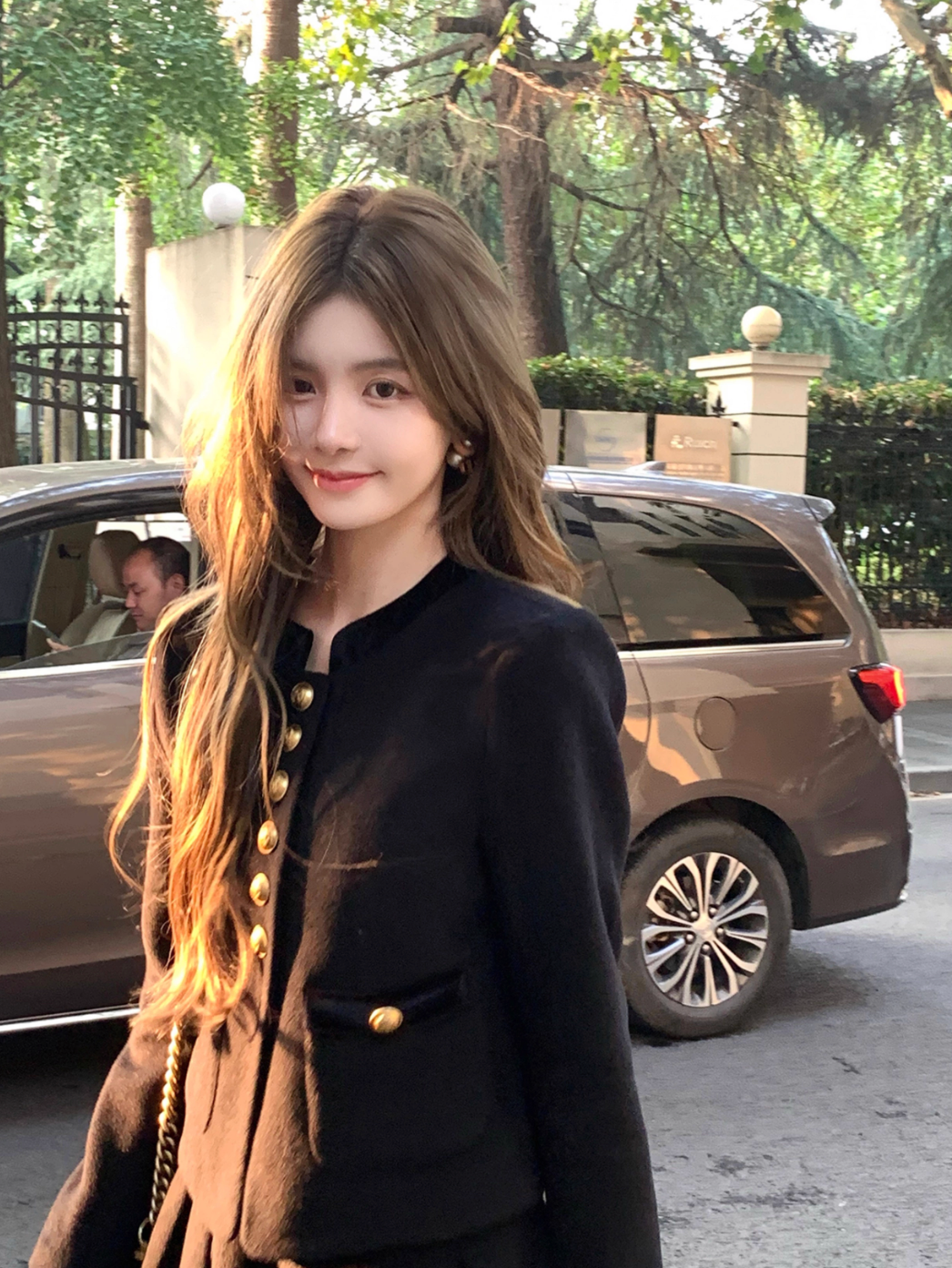 財閥千金穿搭 Gold Button Set up ゴールドボタン セットアップ