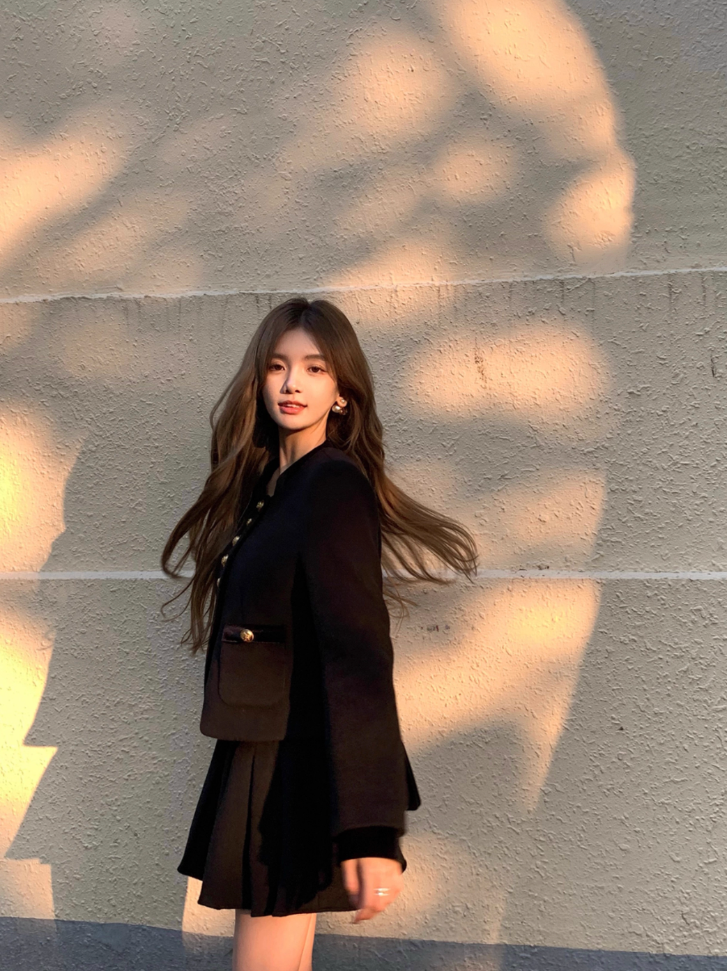 財閥千金穿搭 Gold Button Set up ゴールドボタン セットアップ