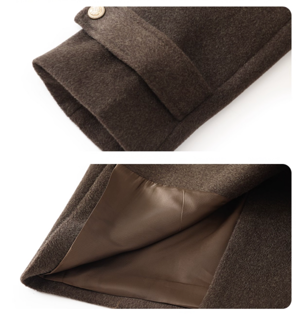 Kilting woolLong coat キルティング ウール ロングコート