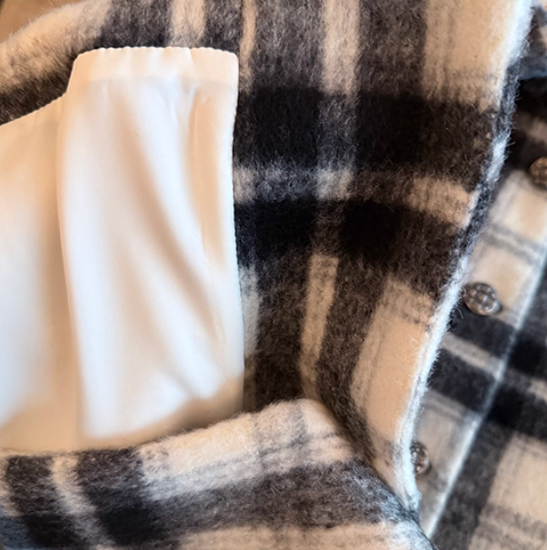 Check Wool Outer Shirts チェック ウール アウター シャツ