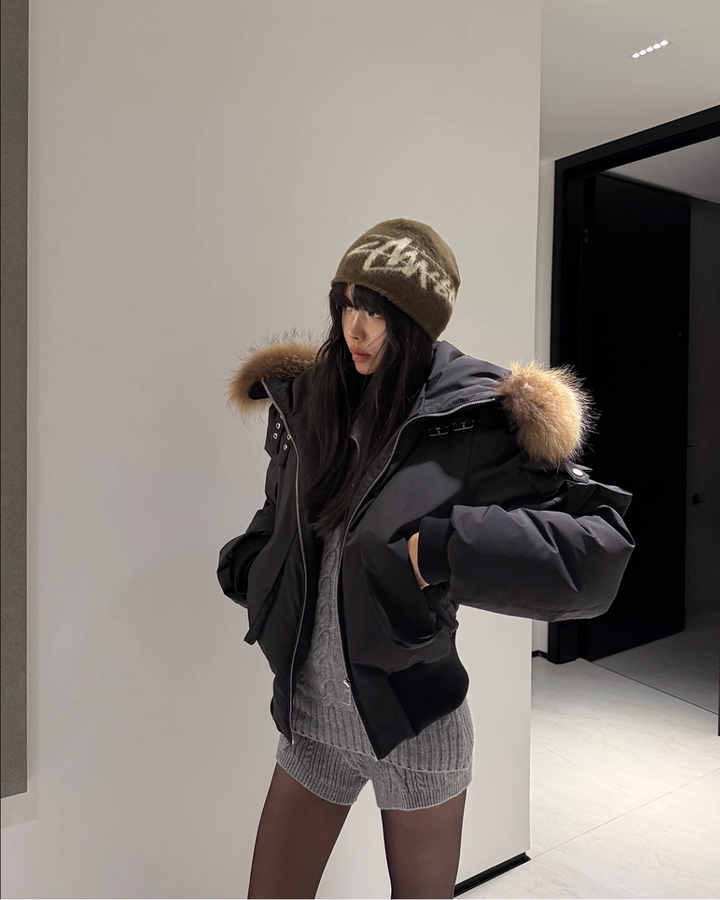 Big Fur Down Blouson ビッグ ファー ダウン ブルゾン
