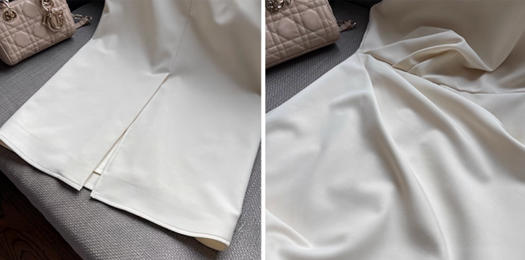 Ribbon White Long&Short dress リボンホワイトロング＆ショート ドレス