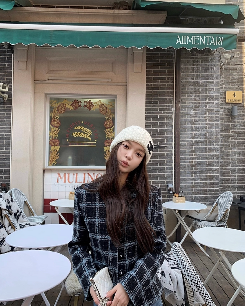 Check Square jacket チェック スクエア ジャケット