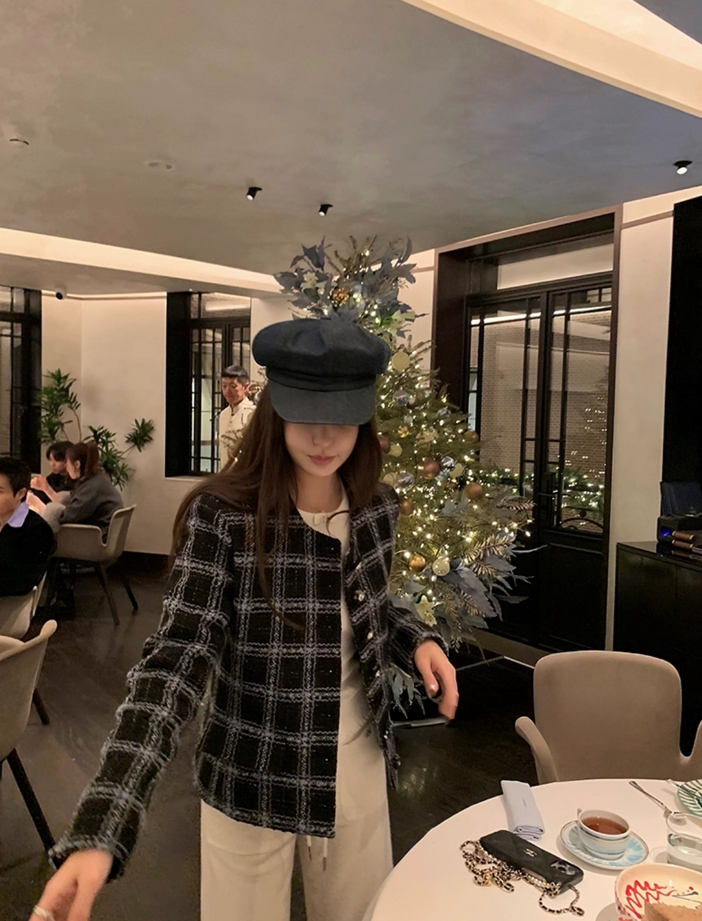 Check Square jacket チェック スクエア ジャケット