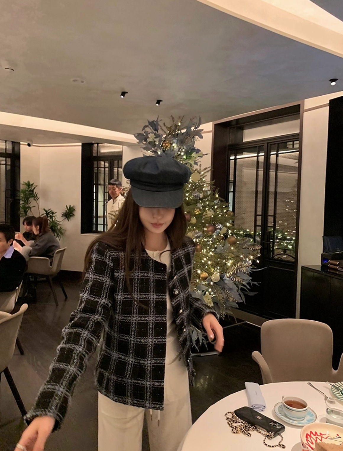 Check Square jacket チェック スクエア ジャケット