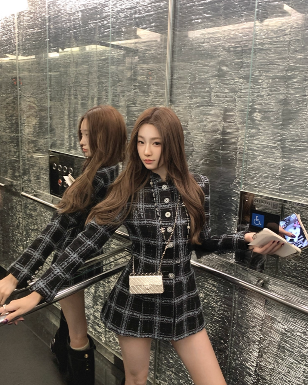Check Jacket Dress チェック ジャケット ドレス