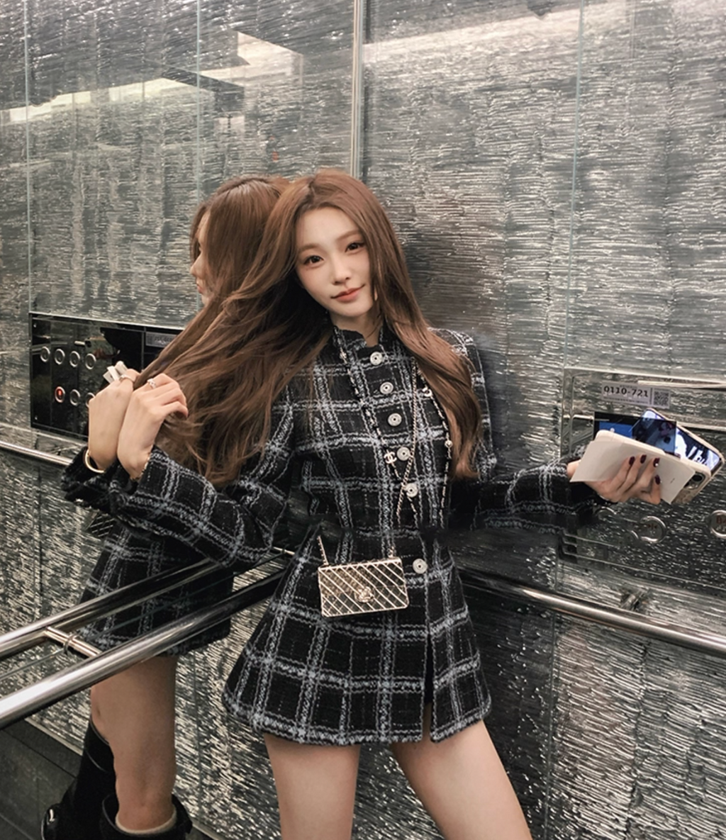 Check Jacket Dress チェック ジャケット ドレス