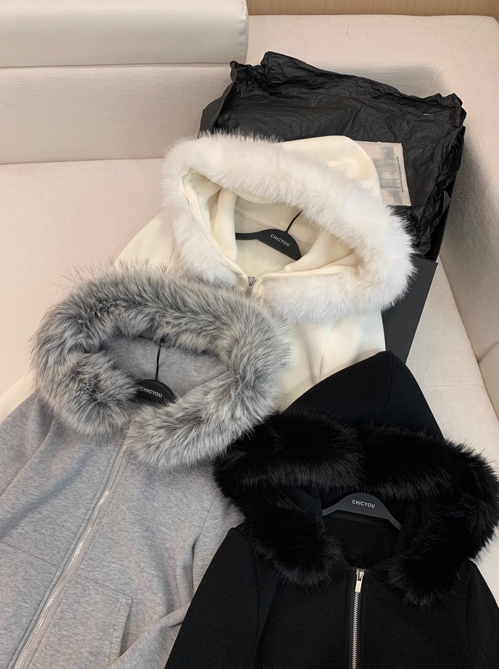 Big Fur Hoodie Flare Pants 裏起毛ビッグファーフーディ フレアパンツ セットアップ