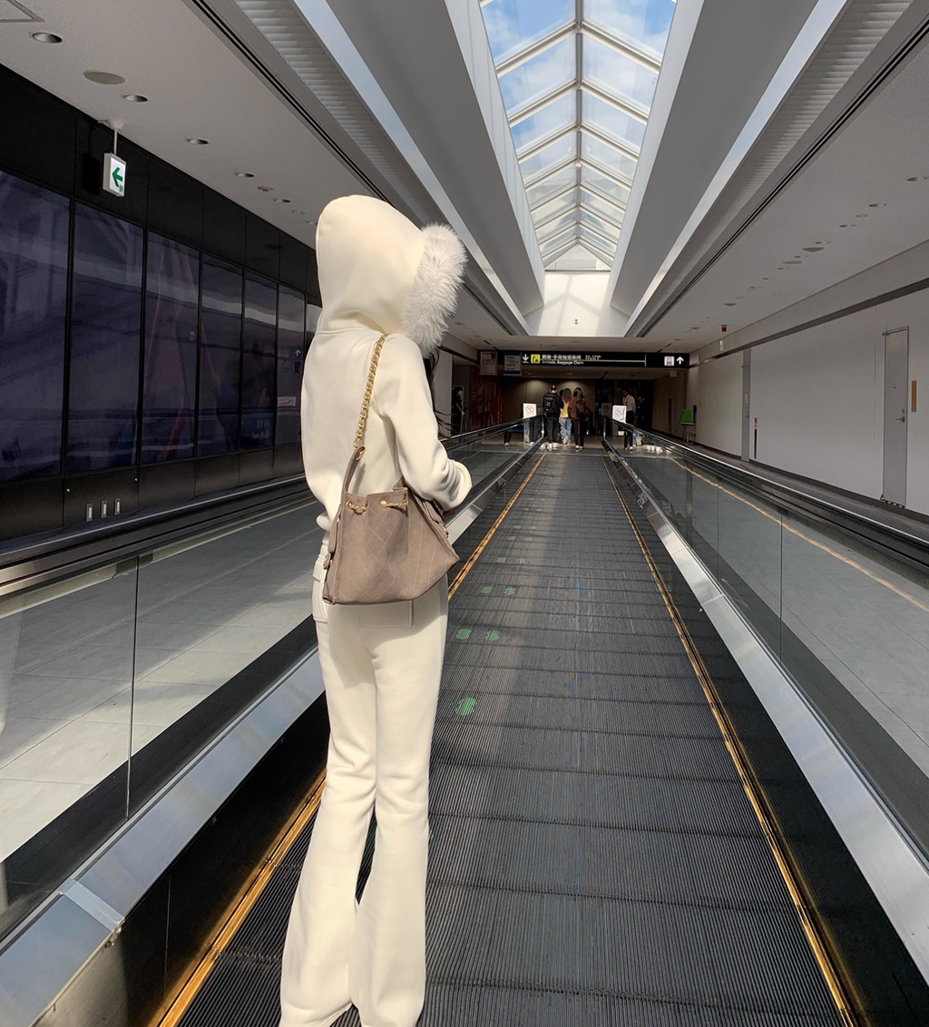 Big Fur Hoodie Flare Pants 裏起毛ビッグファーフーディ フレアパンツ セットアップ