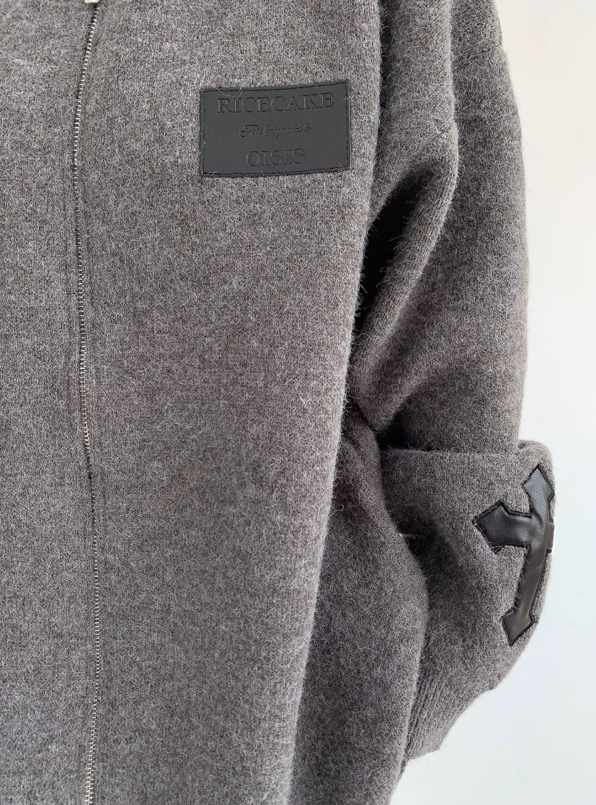 Couple Knit Hooodie カップル ニット フーディ