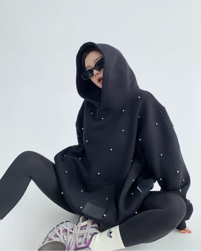 Studs Hoodie Sweat スタッズ フーディ スウェット