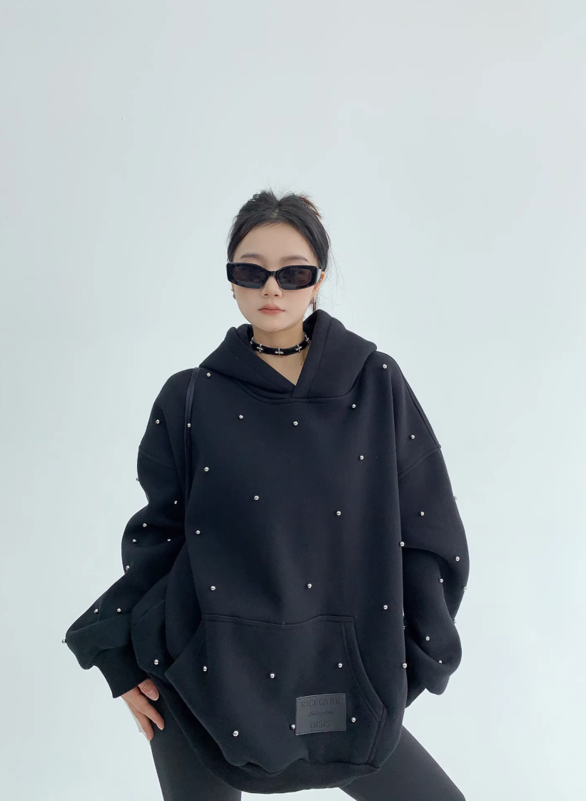Studs Hoodie Sweat スタッズ フーディ スウェット