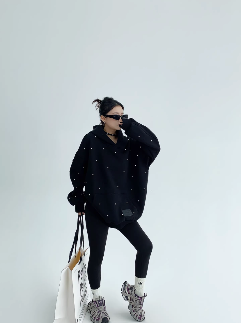 Studs Hoodie Sweat スタッズ フーディ スウェット
