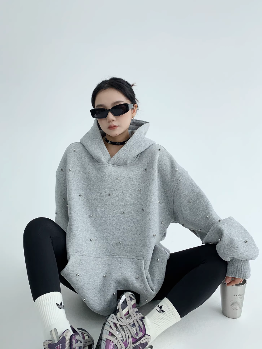 Studs Hoodie Sweat スタッズ フーディ スウェット