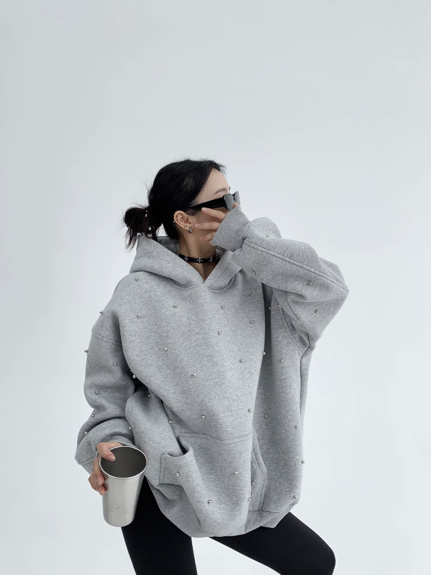 Studs Hoodie Sweat スタッズ フーディ スウェット