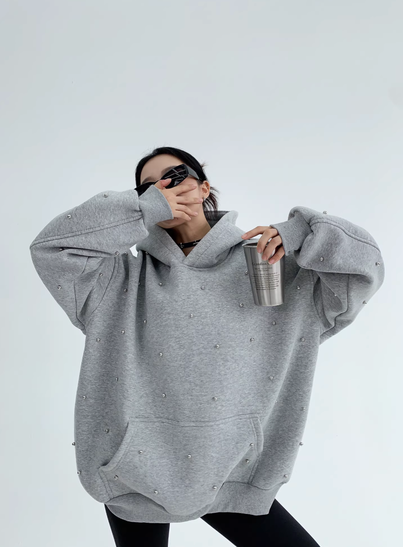 Studs Hoodie Sweat スタッズ フーディ スウェット