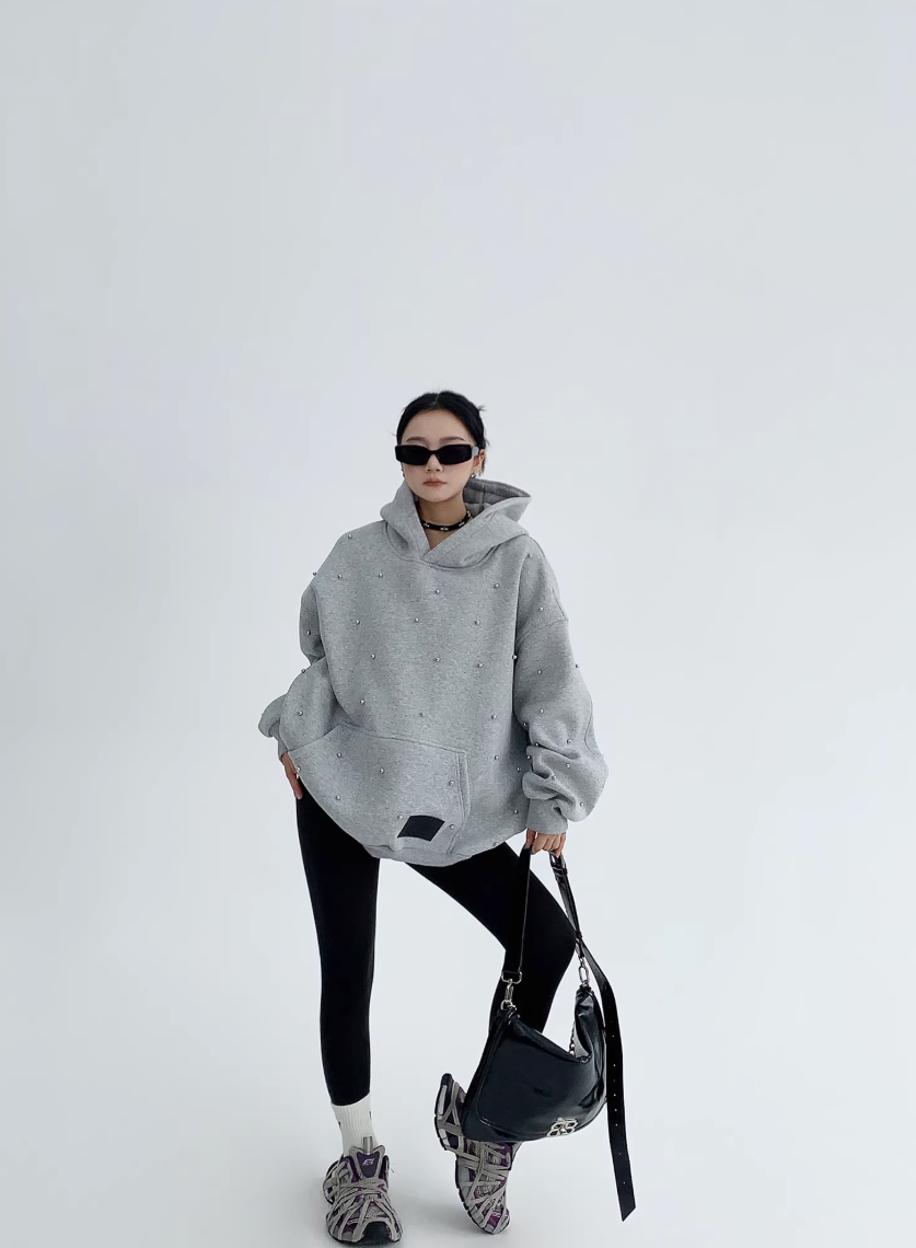 Studs Hoodie Sweat スタッズ フーディ スウェット