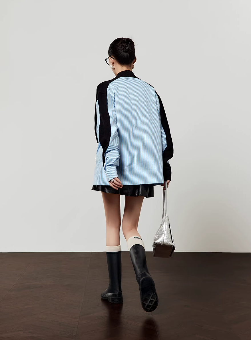 LOVE Letter Lady llllab Docking Cardigan ラブレターレディ ドッキング カーディガン