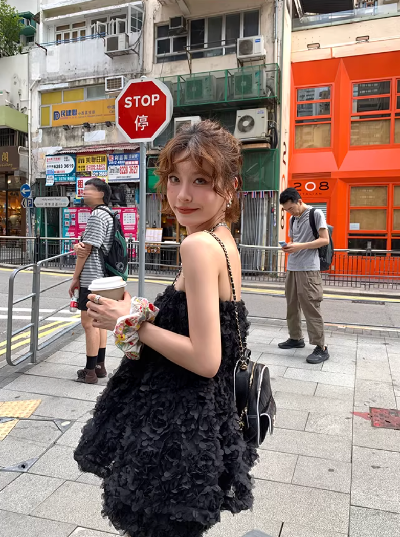 3D Floral Cami Short pants  セットアップ 3D フローラルキャミ パンツ