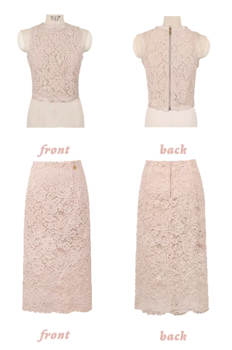 Lace Tops & Skirt レース トップス&スカート