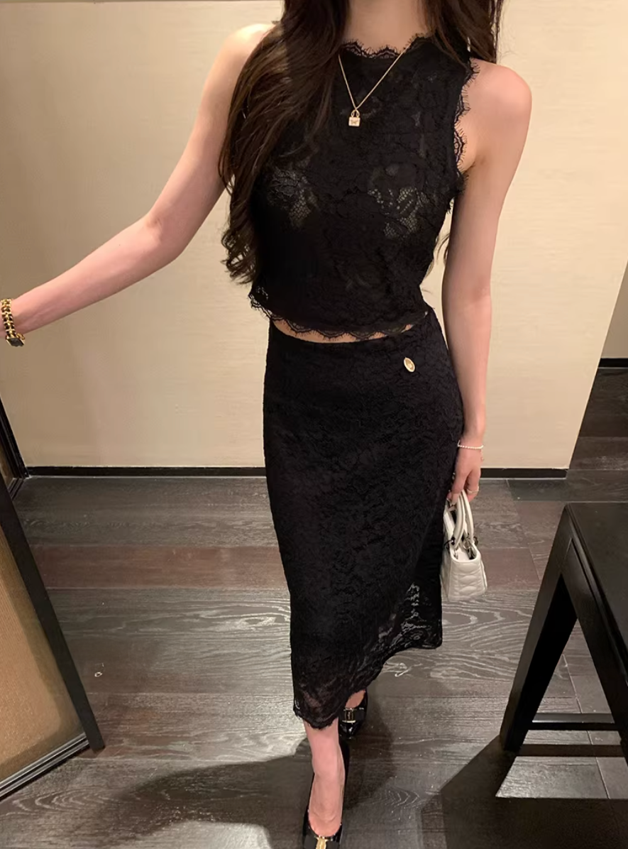 Lace Tops & Skirt レース トップス&スカート