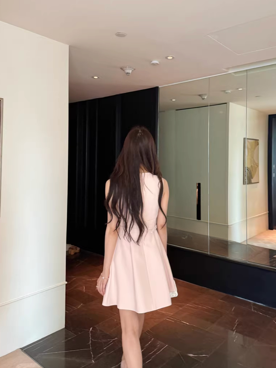 Belt Midi Dress ベルト ミディ ドレス