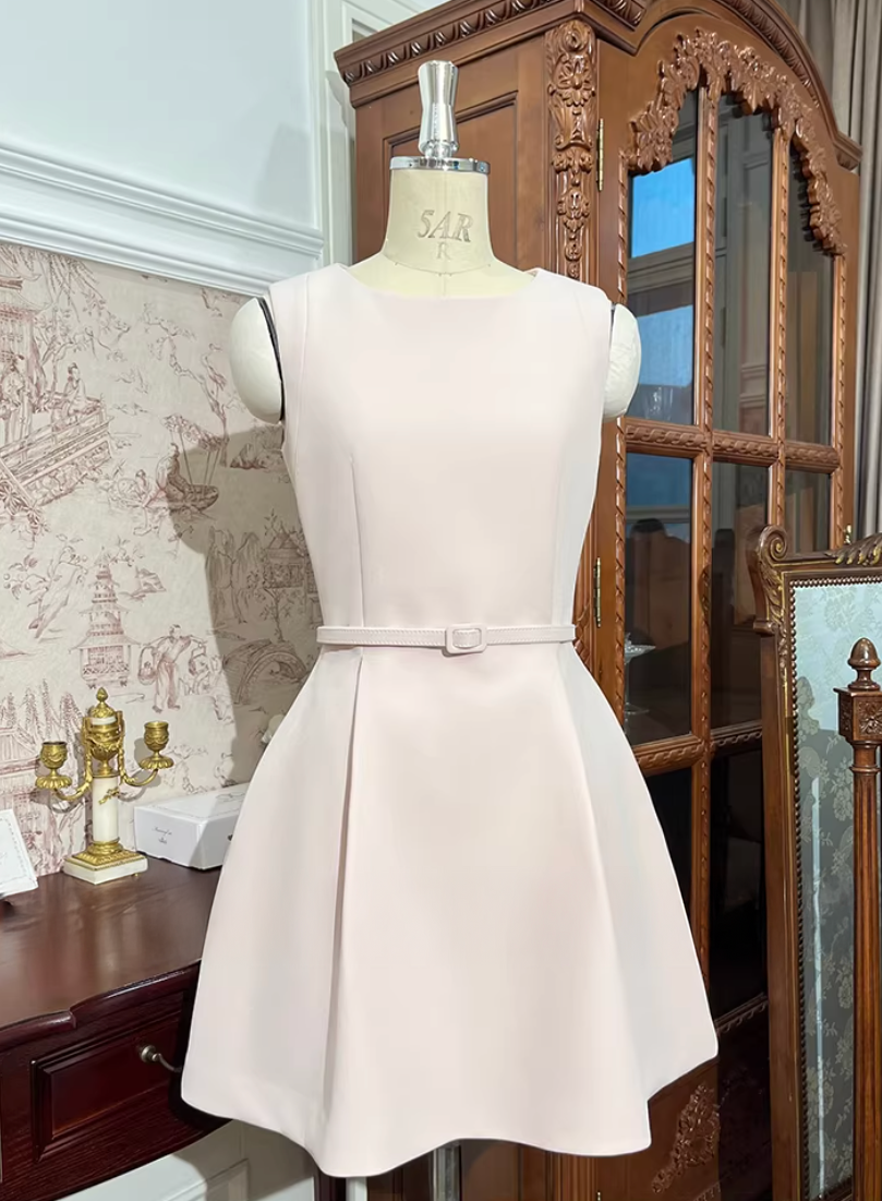 Belt Midi Dress ベルト ミディ ドレス