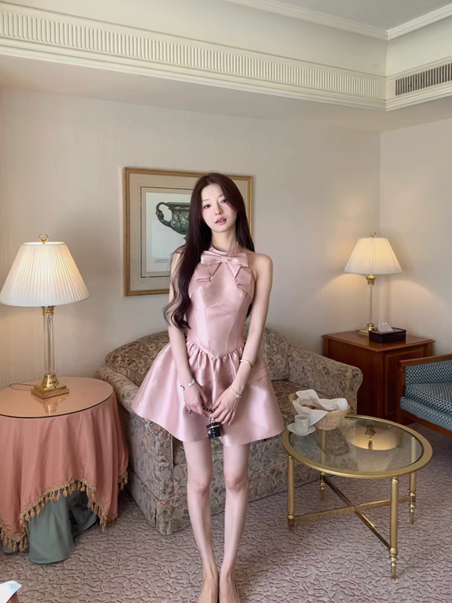 Ribbon Lace Holter Dress リボンレース ホルタードレス