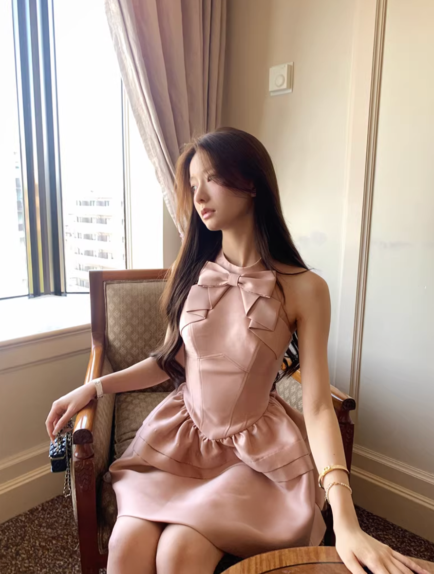 Ribbon Lace Holter Dress リボンレース ホルタードレス