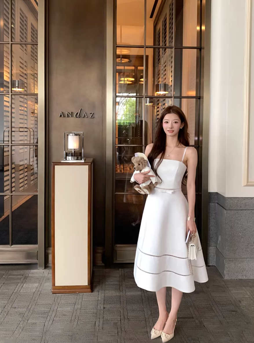 Flair A Line Dress フレア Aライン ドレス