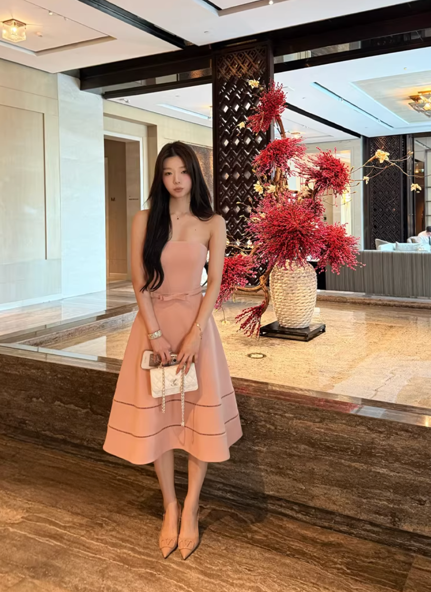 Flair A Line Dress フレア Aライン ドレス