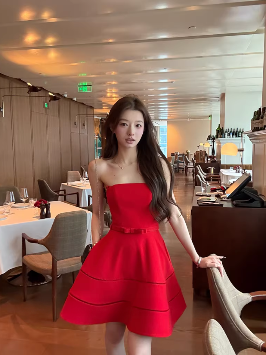 Flair A Line Dress フレア Aライン ドレス