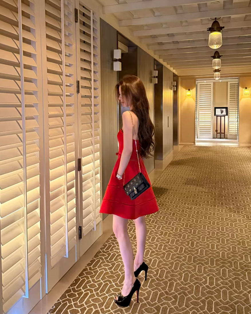 Flair A Line Dress フレア Aライン ドレス