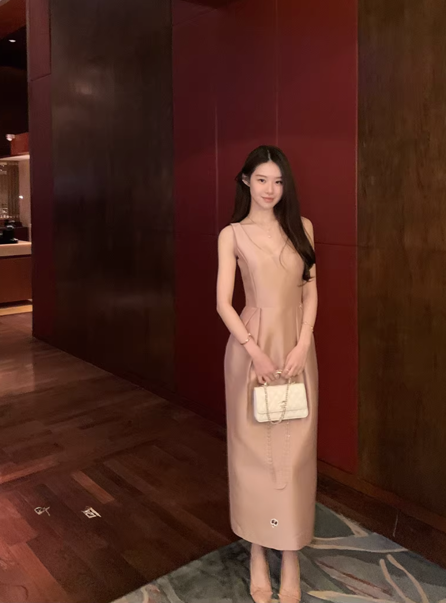 Satin Moon Dress  サテン ムーン ドレス